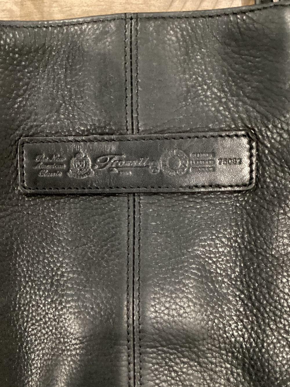 Fossil Black Leather Crossbody Shoulder Bag - Picture 3 of 7
